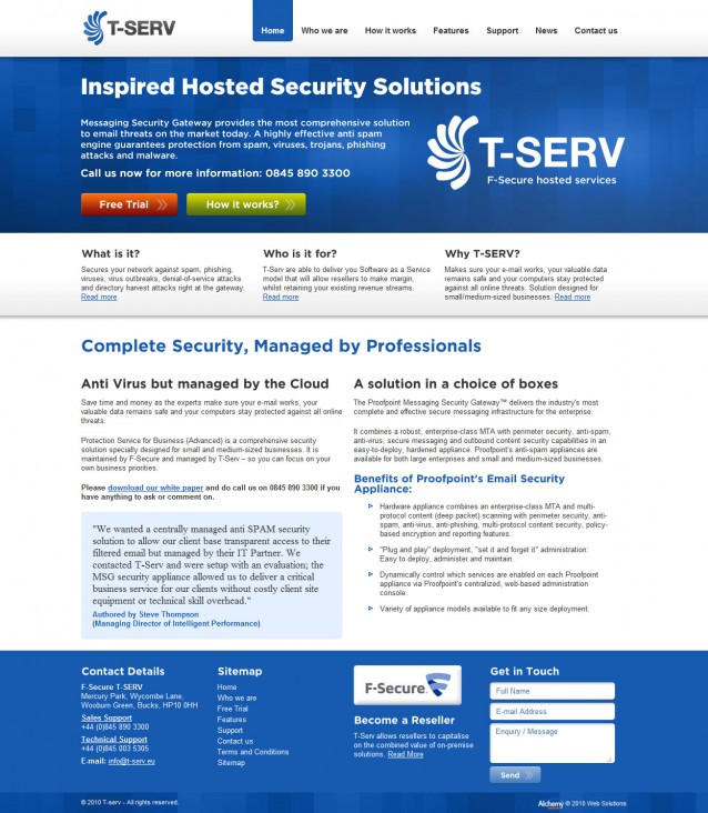 T-SERV - Home Page